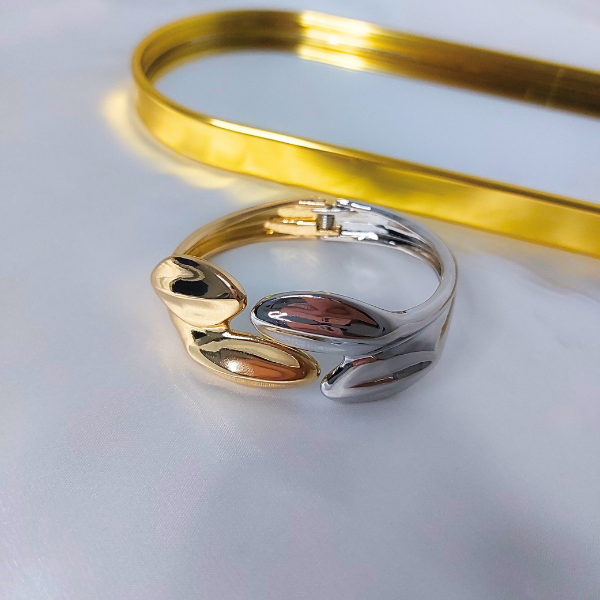 Bracelete Duo Colors Folhas
