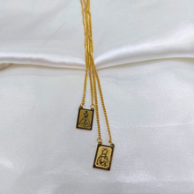 Escapulários Em Aço Dourado