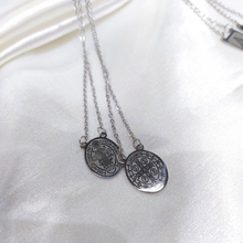 Escapulário em Aço Prata