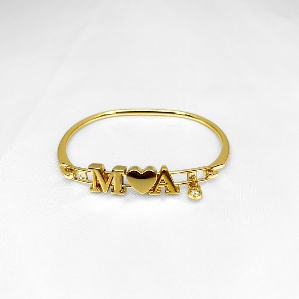 Bracelete Clipe personalizável com letras