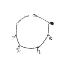 Pulseira Clássica com Charmes Prata Inox