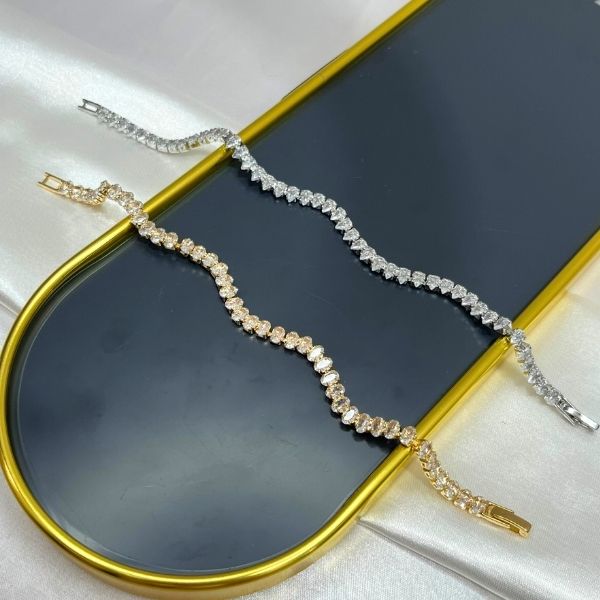 Pulseira Riviera ondulada