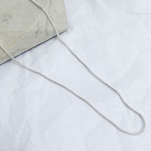 Colar Longo Snake Inox - Prata