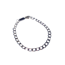 Pulseira masculina elos grumet aço inox