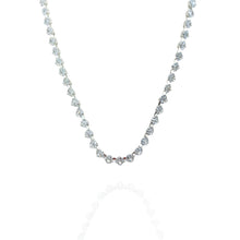 Colar Riviera Quatro Pontas Cravejado - Folheado a prata