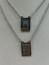 Escapulários prata - aço inoxidável