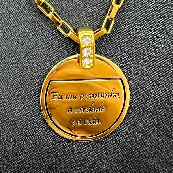 Colar " Eu sou o caminho, a verdade e a vida "