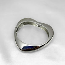 Bracelete Coração Bold Prata Inox