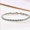 Pulseira Baiana Prata Aço Inox Antialérgica