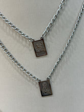 Escapulários prata - aço inoxidável