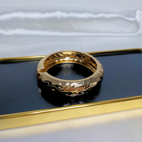Bracelete Bold Orgânico Folheado