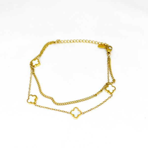 Pulseira Dual Mini Trevo