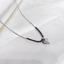 Colar Coração Inox Shine