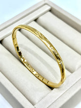 Bracelete Liso Dourado - Aço inoxidável