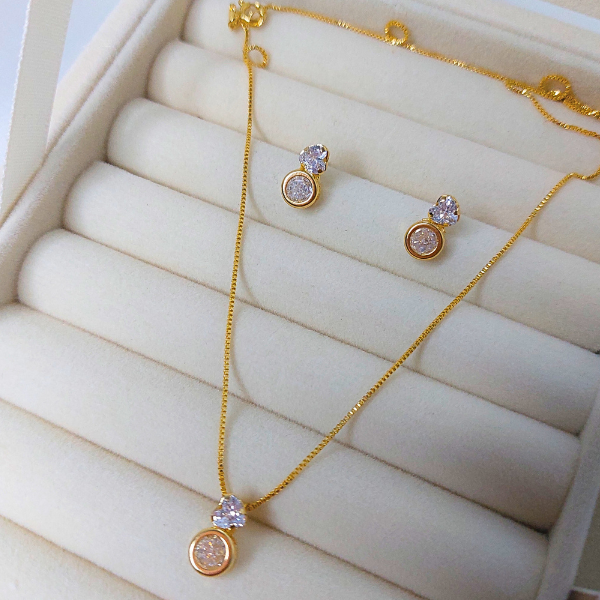 Conjunto Ponto de Luz Circular