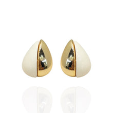 Brinco gota off white - Semijoia