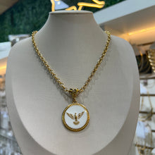 Colar do Sagrado Espírito Santo branco - Semijoia