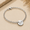 Pulseira da Amizade Personalizada com Salmos Grifados a Laser Semijoia
