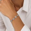 pulseira são bento prata aço inoxidável