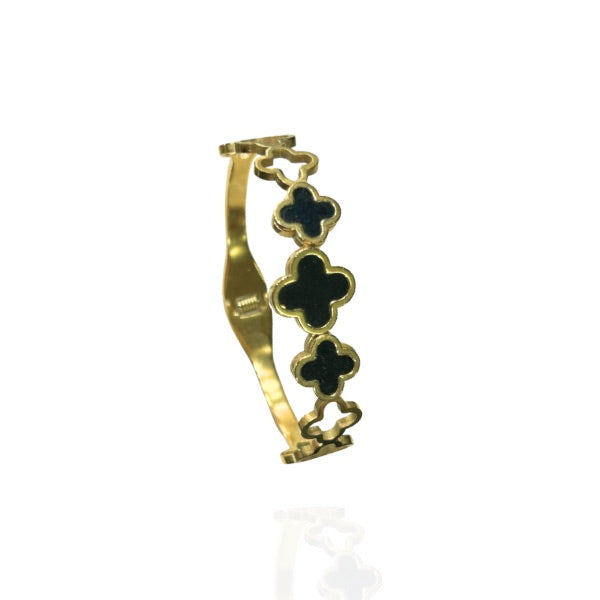 Bracelete Trevos – Aço Inoxidável