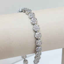 Pulseira Riviera Circular Cravejada Prata - Folheado