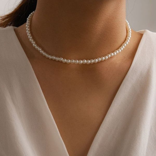 Choker de Pérola Artesanal
