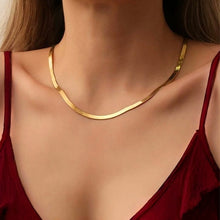 Colar de Malha Dourado Aço Inoxidável