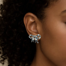 Brinco Laço Prata - Aço inoxidável