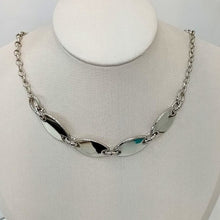 Colar Elos Geométricos Prata - Semijoia