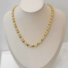 Colar Riviera Trevo Dourado Cravejado