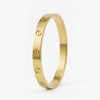 Bracelete cartier dourado aço inoxidável
