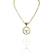 Colar do Sagrado Espírito Santo branco - Semijoia