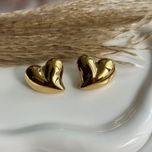 Brinco Bold Coração Inox