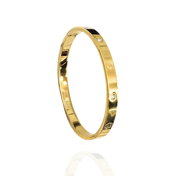 Bracelete Clássico Cartier Dourado