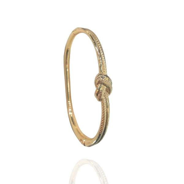 Bracelete Nó Dourado - Semijoia