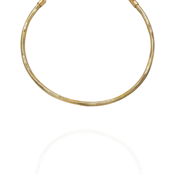 Colar Aro Tubo Semijoia