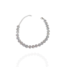 Pulseira Riviera Circular Cravejada Prata - Folheado