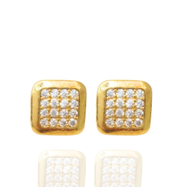 Mini Brinco Quadrado - Semijoia