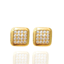 Mini Brinco Quadrado - Semijoia