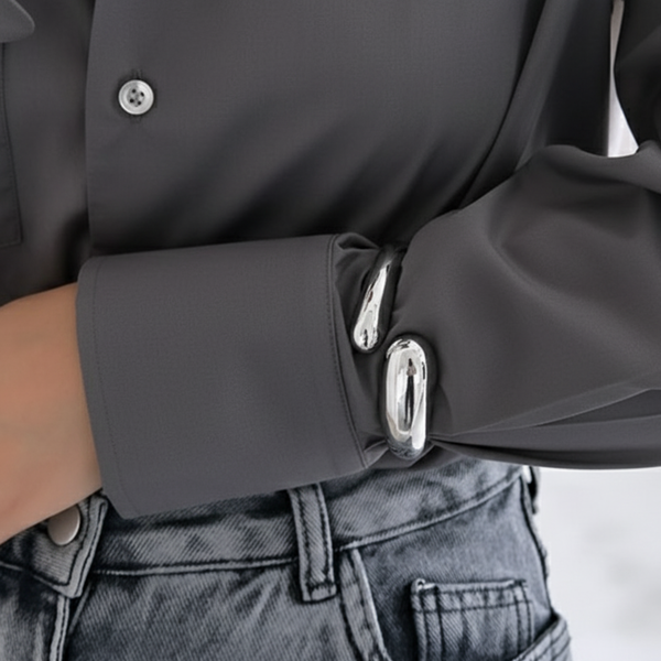 Bracelete Gota Prata - Folheado