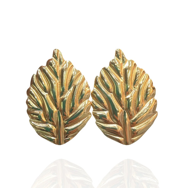 Brinco folha - Aço Inoxidável