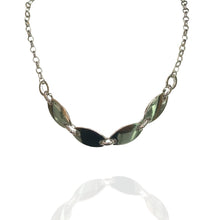 Colar Elos Geométricos Prata - Semijoia