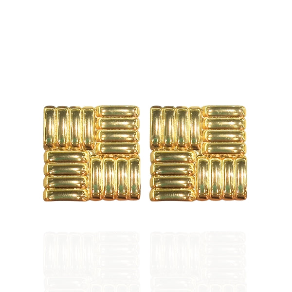 Brinco Quadrado - Aço Inoxidável