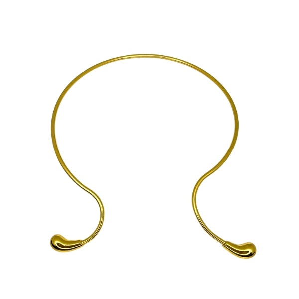 Aro gota Dourado semijoia