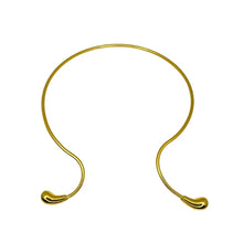 Aro gota Dourado semijoia