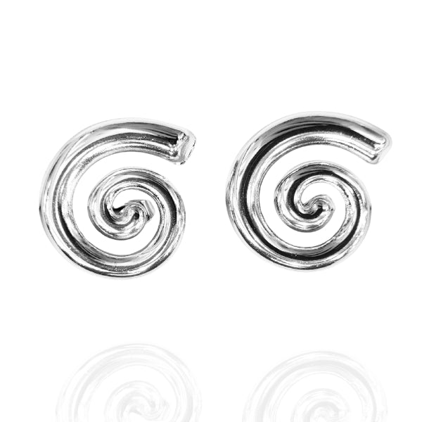 Brinco Espiral Prata