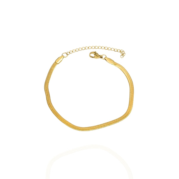 Pulseira fita inox - Dourada