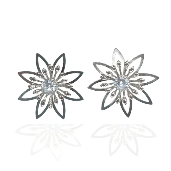 Brinco Lótus Vasado - Aço Inoxidável