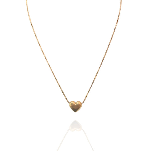 Colar Coração Mini Bold – Aço Inoxidável