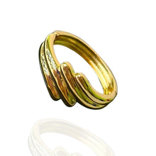 Bracelete Orgânico Dourado Inox